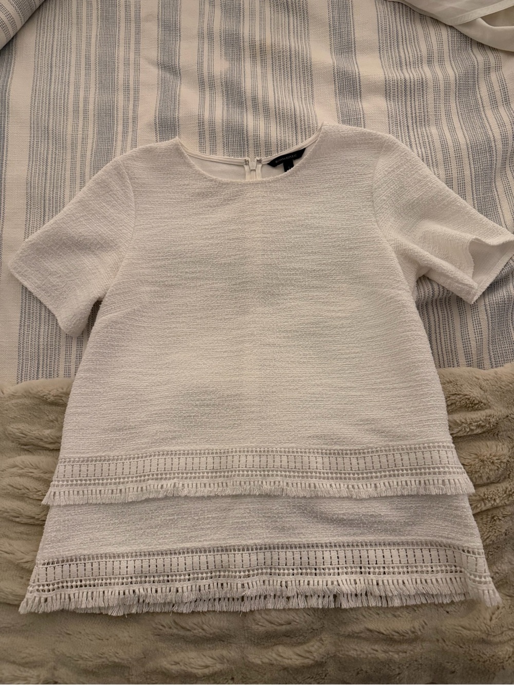 Banana Republic White Top Size S